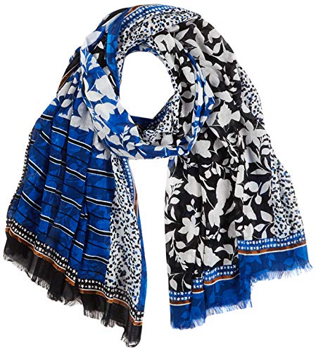 Marc O'Polo 819502343 Bufanda, Azul (Multi/ D37), Talla única para Mujer