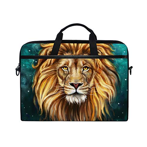 Sac à bandoulière pour ordinateur portable anti-choc et imperméable Lion
