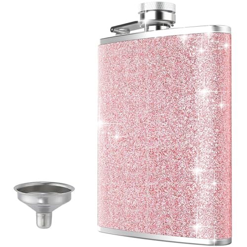 Catálogo para Comprar On-line Petacas los mejores 10. 41 GeeRic 1PC Licorera de bolsillo de acero Inoxidable 8oz,Embudo de Acero Inoxidable a Prueba de Derrames con Embudo y Tapa a Prueba de Fugas Para Hombres Regalos de Cumpleaños...