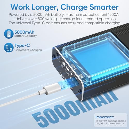 Soudeuse par point de batterie 800A pour éviter la surchauffe des cellules au soudage - 4