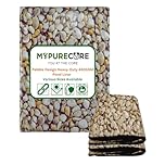MYPURECORE Heavy-Duty 450GSM Pond Liner - Premium HDPE Liner with Pebble Design for Ponds, Waterfalls & Fountains – UV & Tear Resistant, Ideal for Garden Koi Ponds & Water Features (5m x 5m)