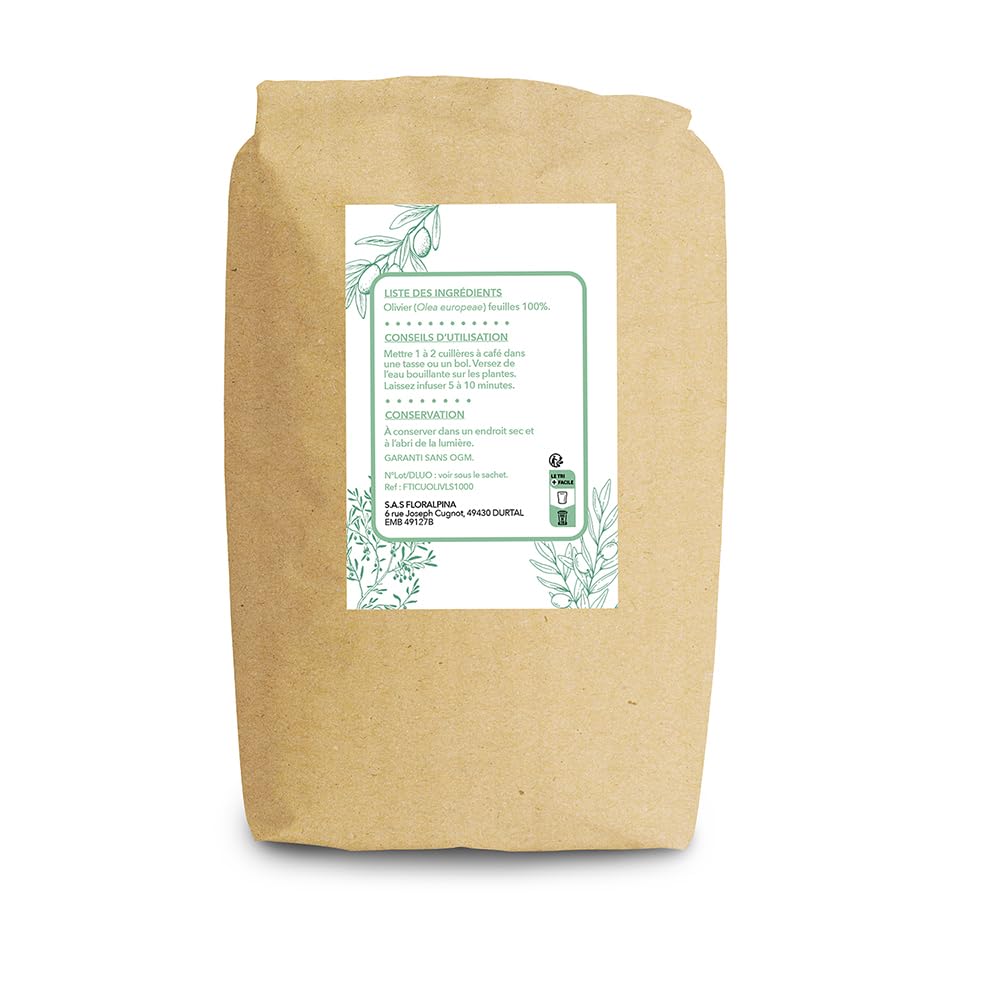 Feuilles d’Olivier 1 kg – Plante Médicinale Traditionnelle pour Circulation, Tension & Défenses Naturelles | Infusion Bien-Être et Complément Naturel – Rue des Plantes