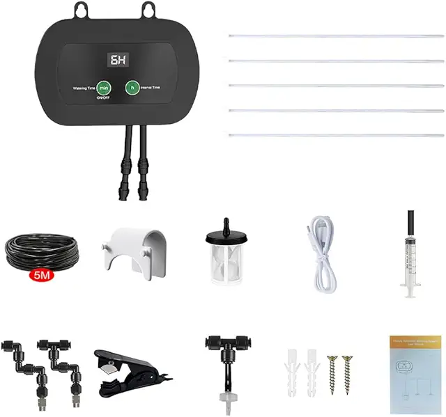 Smart Reptile Humidifier with Timer & 360° Nozzles - Auto Terrarium Spray System