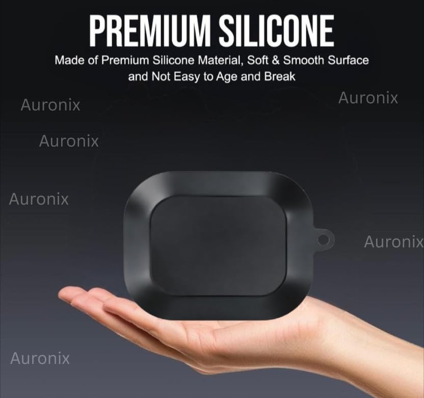 Image of Auronix Soft Silicone Case Cover Compatible for Realme Buds Air 8 (Earbuds NOT ENCLUDE)