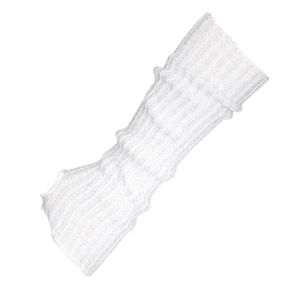 Starlite 38cm White Stirrup Leg Warmers