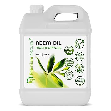 Organic Neem Oil - Pure Neem Oil Neem Oil for Plants Neem Oil Spray Neem Oil Organic Neem Oil for Hair and Body 16 oz
