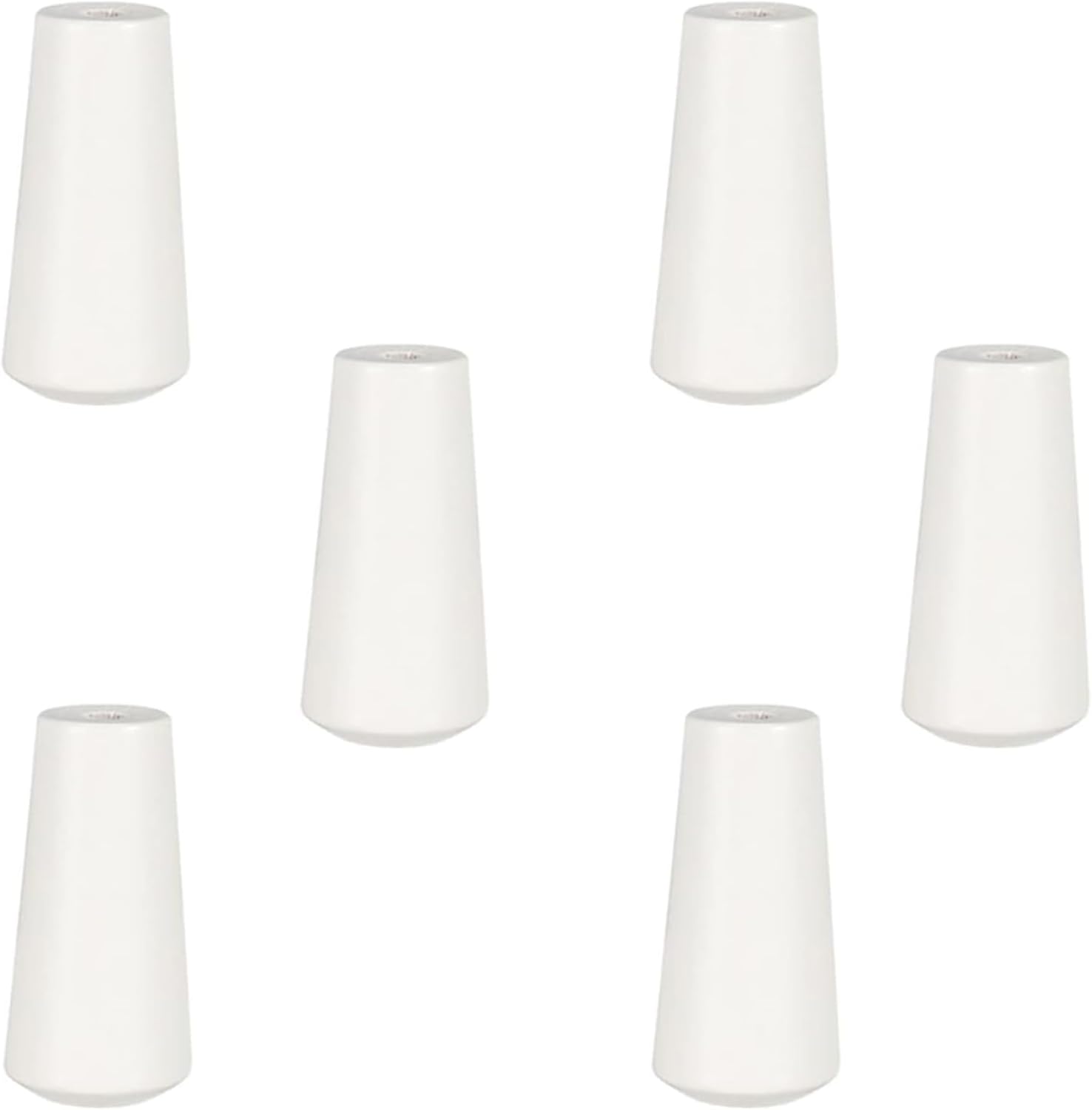 idmanual 6Pcs White Wood pull cord light switch,pull cord handle,light pull cord handle,pull