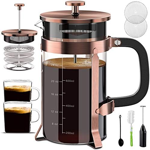 Upgraded French Press Coffee Maker 