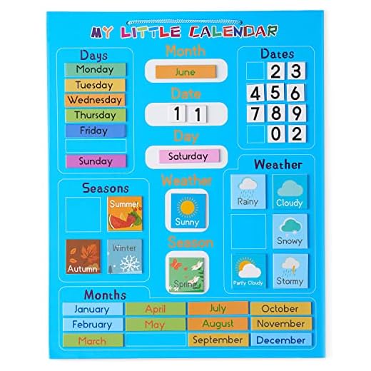 chuckle - Mi Primer Calendario, Magnético 42x35cm - Actividad Aprendizaje Niños