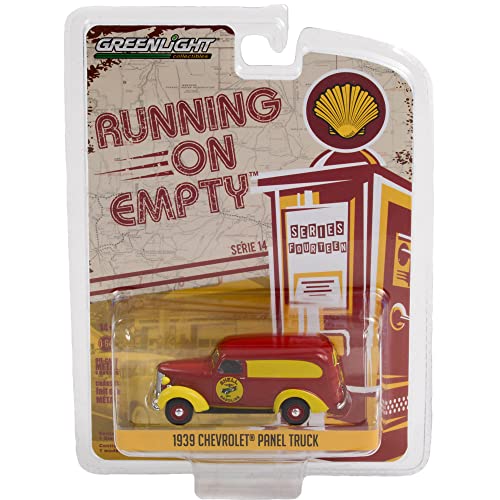 Greenlight Collectibles Chevrolet Panel Truck Shell Gasoline 1939 1/64 miniature
