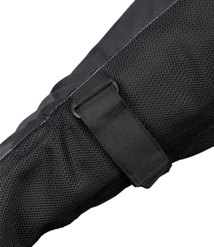 Image of Rynox Urban X Jacket - Mesh Motorcycle Riding St|ard Length Jacket | Impact Protection | Abrasion Resistance - Dark Hex Camo Black, Small