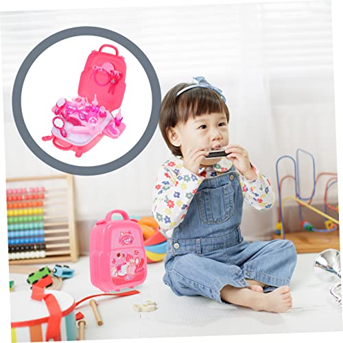NUSITOU 1 Conjunto De Ferramentas De Higiene Pessoal Mochila De Brinquedo De Maquiagem Mochila Para
