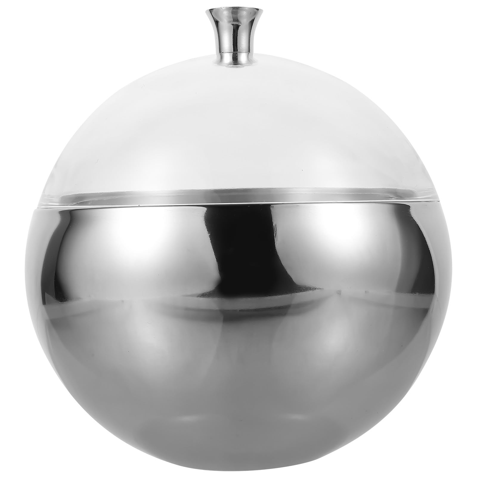Seau à glace couvercle transparent brillant isotherme efficace