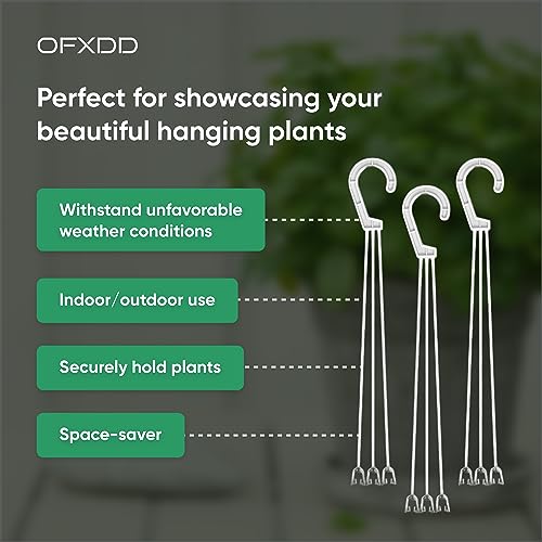 Ofxdd PH3508 Plant Hanger 6 Pcs - Plastic Hanging Planters thumb #3