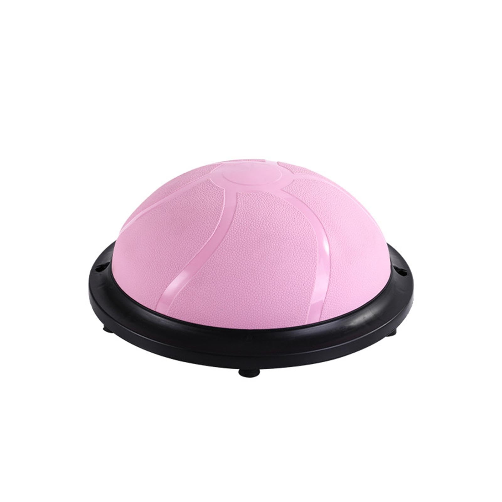 Amagogo Balance Ball Semicircolare con Base Antiscivolo Attrezzo per Allenamento con Fasce di Resistenza E Pompa Realizzato in PVC PP TPE Adatto a Allen