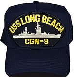 USS LONG BEACH CGN-9 Hat - NAVY BLUE - Veteran Owned Business