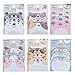 6 Pezzo Note Adesive Animali, Animali Foglietti Adesiv, Mini Note Adesive, Confezioni Note Adesive Set, per Depliant, Promemoria, Segnalibri, Diari Di Viaggio, Magneti Da Frigo