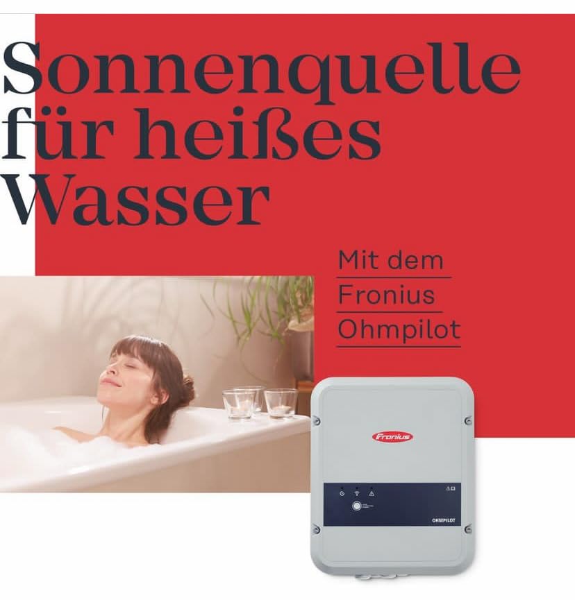Fronius Ohmpilot, Intelligenter Heizungsregler, Photovoltaik-Überschussregler
