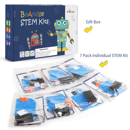 7 Set Bulk STEM Science Kits, STEM Toys for Kids Crafts Classroom - Image 4