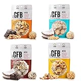 The Gluten Free Brothers Gluten Free Protein Bites Variety Pack – Non GMO, Soy Free, Vegan – Snack Size Plant Based Protein Energy Balls, 4 oz (4 Count)