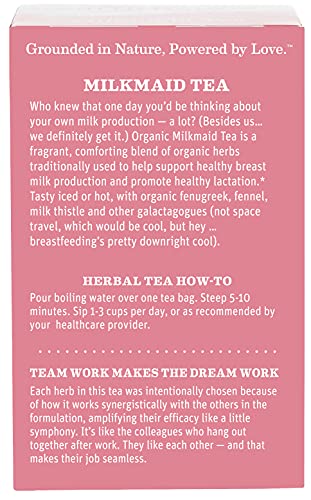 Earth Mama Angel Baby Organic Milkmaid Tea - 16 Ct #TOP3