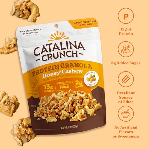 image for Catalina Crunch Protein Granola - Low Sugar Breakfast Cereal with 13g 