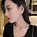 French Petal Flower Stud Earrings for Women,Gold Hypoallergenic Crystal Cute Small Floral Fashion Statement Birthday Jewelry