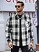 JEMLDL Jackets for Men Flannel Casual Button Down Long Sleeve Plaid Shirts Lightweight Fall Shackets Coat with Pockets,US 50(XXL)