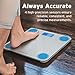 Etekcity Scale for Body Weight, Digital Bathroom Weighing Machine for People, Large and Easy-to-Read Backlight Display, Accurate with High Precision Measurements, Durable Tempered Glass, 400 lbs