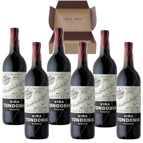 Vino Rioja Viña Tondonia   Pack 6 Botellas de Vino Tinto 75cl   Mejor Selección ENOVINOS