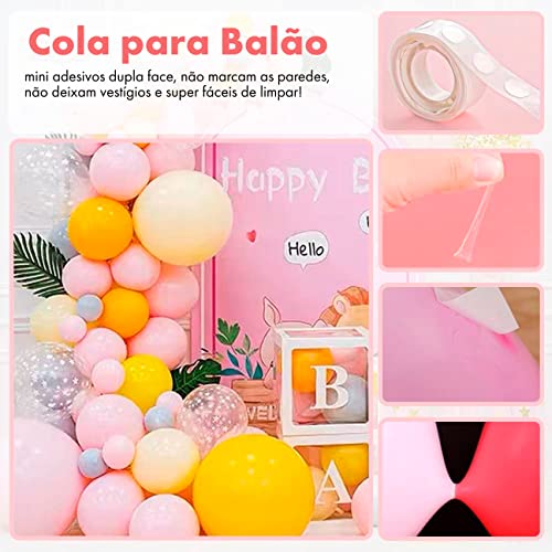 Kit Festa de Decoração para Aniversário, Festa Infantil, Formatura e Casamento - Com Bomba de Encher