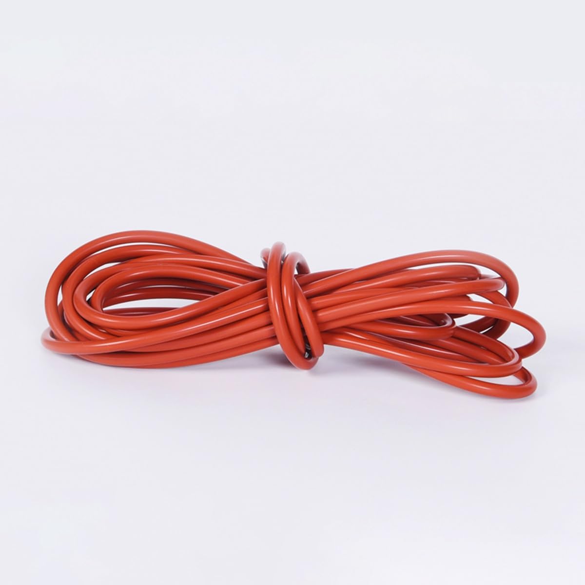 Striscia di guarnizione in schiuma di silicone, solida gomma siliconica, guarnizione ad anello rosso, diametro 1-30 mm, lunghezza 1-10 m (diametro 5,5 mm x 5 m)