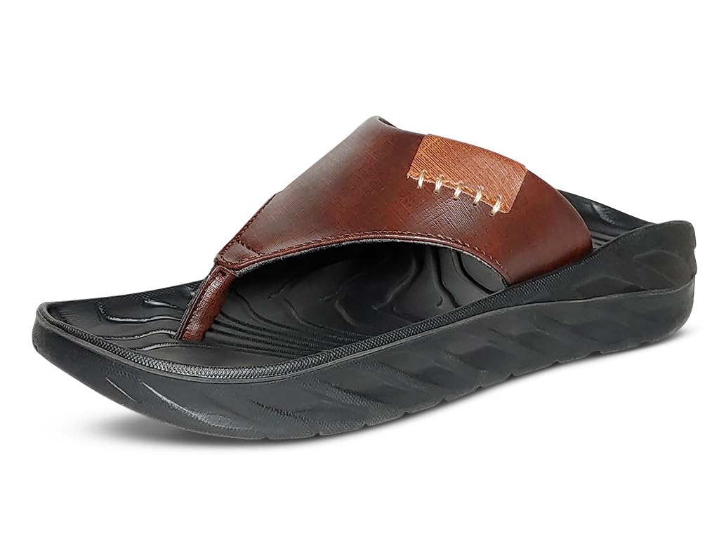 fitfusion Men's Thong Slipper, Casual Flip-Flop Sandals, Lightweight Footwear-picture-13