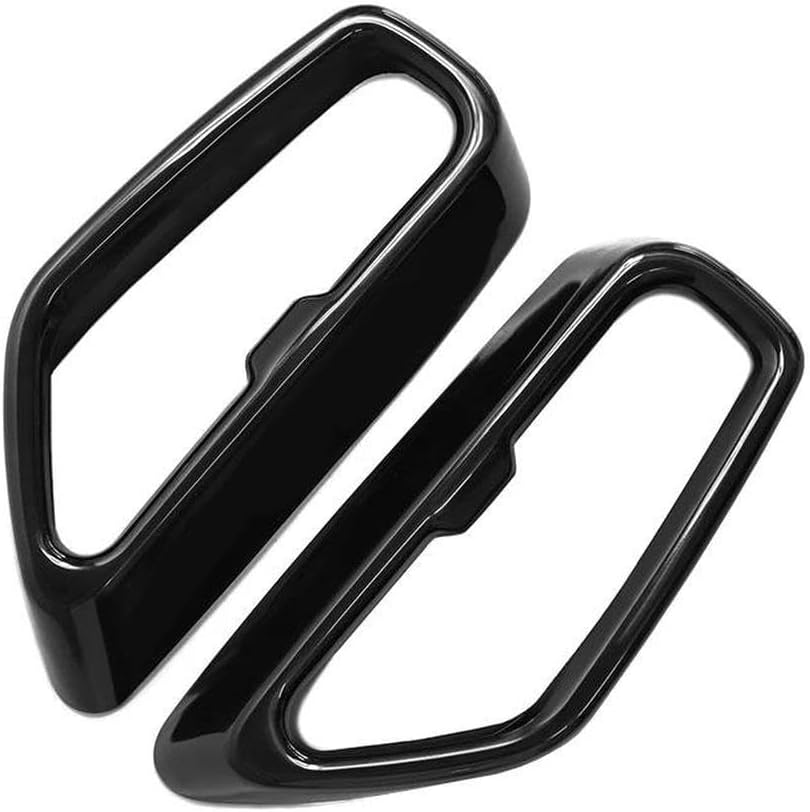 Spare Parts Car Exhaust Trim Cover For BMW 5 Series G30 G31 530i 525i 528i 2018-2023 Muffler Tailipe Enlarged Thick Type(Black A)