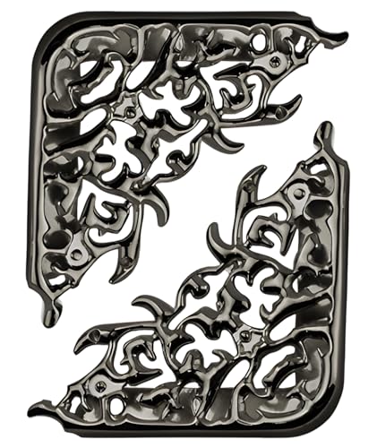 Image of 2 PCS Brocher for Men Suit, Collar Pins, Formal Tie Pin for Men with Brooch Design, Black Shirt Collar Accessories with Intricate Openwork Pattern, Sophisticated Men's Fashion Accessory for Business Attire