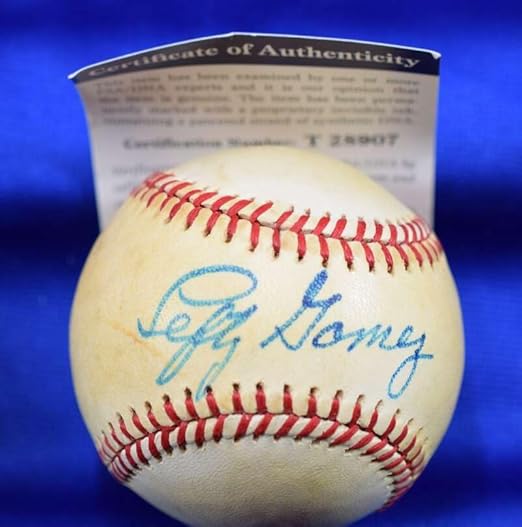 Lefty Gomez PSA DNA Autograph American League MacPhail Signed Baseball