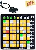 Novation Launchpad Mini Grid Controller Bundle with USB Hub and Austin Bazaar Polishing Cloth