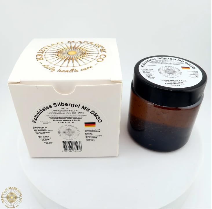 Kolloidales Silbergel mit DMSO und Aloe Vera, 100 ml, 45% Silber