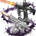 2 Pack Electric Water Guns for Kids – Large Capacity, Leak-Proof, LED Light & 25 FT Shooting Range, Automatic Electric Water Blaster for Pool, Beach & Outdoor Water Fight Toys