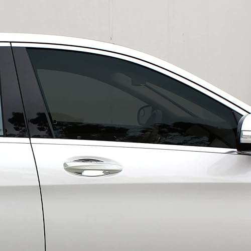 Miniatura 6 de DIY-MotoShield Pro Tinte de carbono prémium (15% VLT) rollo de 30 pulgadas x 10 pies  Película profesional para ventana de automóvil, reduce el