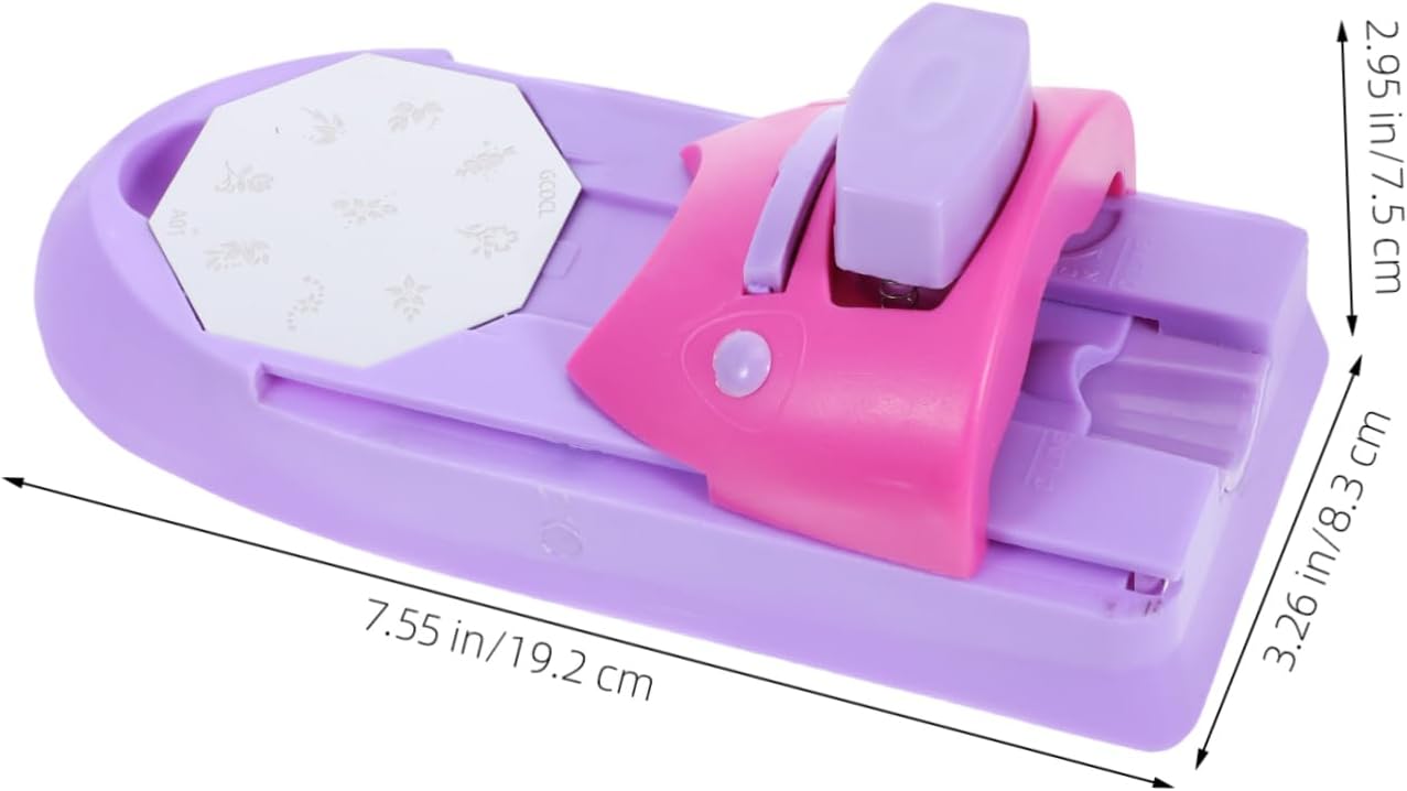 Beavorty Nail Art Stamping Kit Professional DIY Pattern Printer for Home Salon Use Includes Multiple Stamping Plates for Unique Nail Designs Durable Manicure Tools Set