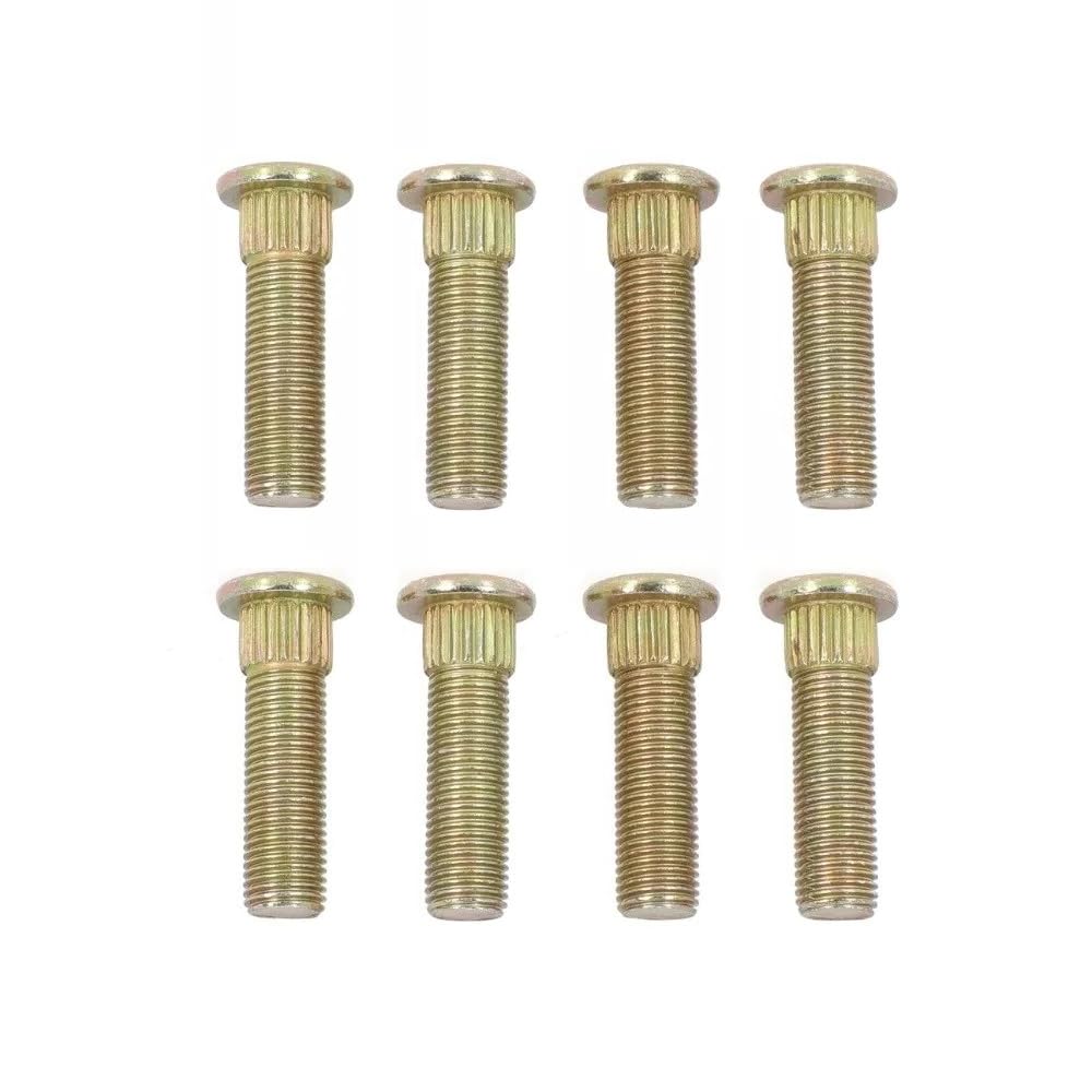 8pcs (3/8-24 * 1.38") Front Rear Wheel Studs 7518378 Replacement for Polaris Ranger 400 500 570 700 800 900 Sportsman Scrambler Trail Boss Blazer 330 ATV