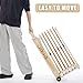Hiboom 6 Player Croquet Set for Adults with Wooden Stand, Rubber Wooden Mallets, Colored Balls and Steel Wicket for Family & Friends, Great for Outdoor Lawn, Backyard Park