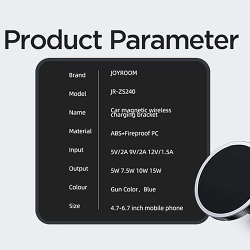 Miniatura 9 de Stellar Goods Cargador magnético para coche – Cargador de montaje para coche con carga rápida de 15 W, clip antivibración, rotación de 360° –