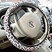 Car Steering Wheel Cover Neoprene Automotive Steering Wheel Cover Anti Slip and Sweat Absorption Auto Car Wrap Cover Sunflower Cactus Leopard Pattern (Pure Leopard)