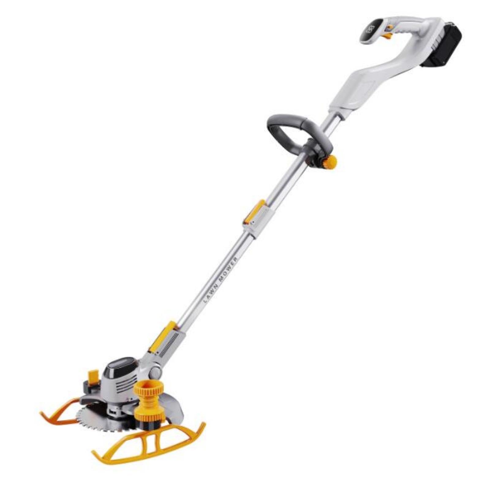 2-in-1 String Trimmer and Edger Two-Handed Edger Lawn Tool Handheld Cordless Grass Trimmer for Homeowners, Gardeners, Garden, Yard 21B 2batteries 3ah-image-30