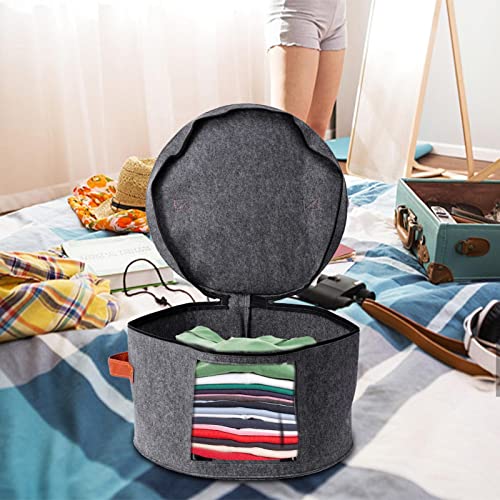 Scatola per cappelli, rotonda, con coperchio, per