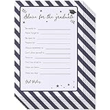 60-Pack Graduation Advice Card - Well Wishes Cards for Graduates, Ideal for High School or College Graduation Parties, Game Activity Cards, 5 x 7 Inches