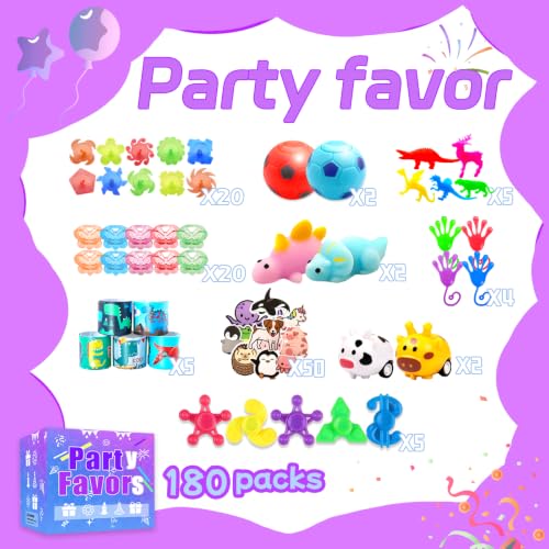 Wuridiwa Party Favors for Kids, Fidget Toys Bulk, Treasure Box Toys for Classroom Prizes, Goodie Bag Stuffers Pinata Fillers, Carnival Birthday Stocking Stuffers for Boys Girls, Prize Box Toy for Kids - Image 4