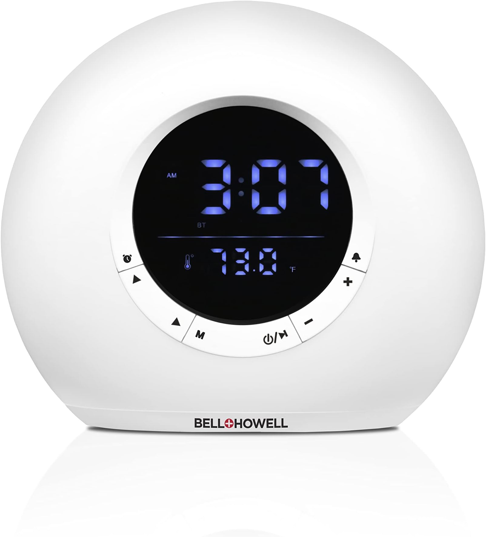 Bell+HowellBH95TWS True Wireless Stereo Link Bedside Clock Bluetooth Speaker